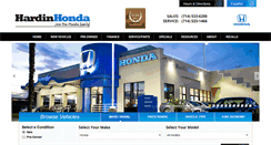 Desktop Screenshot of hardinhonda.com