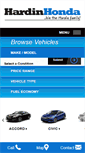 Mobile Screenshot of hardinhonda.com